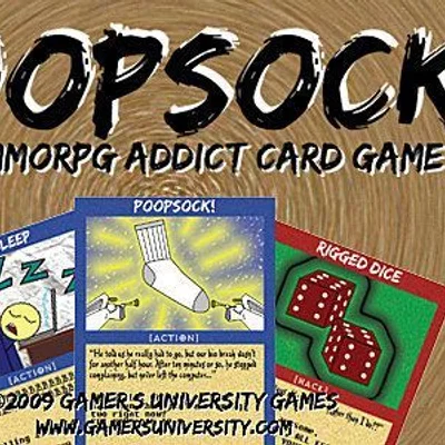 Poopsock! The MMORPG Addict Card Game