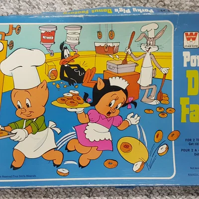 Porky Pig's Donut Factory