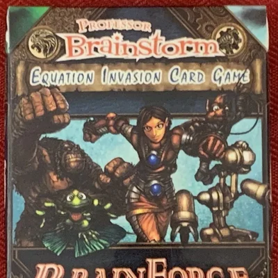 Professor Brainstorm Equation Invasion Card Game: BrainForce Expansion 1