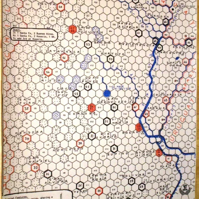 Railway Rivals Map AG: Argentina