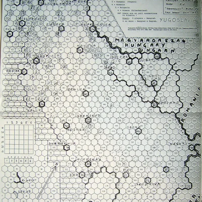 Railway Rivals Map JU: Yugoslavia