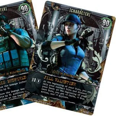 Resident Evil Deck Building Game: Chris Redfield & Jill Valentine Promo