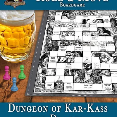Roll & Move Boardgame: Dungeon of Kar-Kass the Dragon