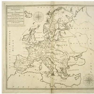 Royal Geographical Amusement or the Safe and Expeditious Traveller Through all the Parts of Europe by Sea and by Land