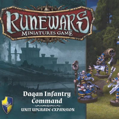 Runewars Miniatures Game: Daqan Infantry Command – Unit Upgrade Expansion