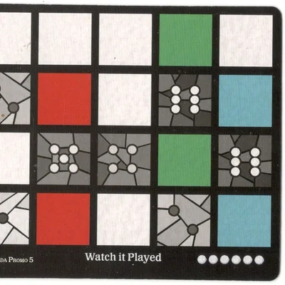 Sagrada: Promo 5 – Watch It Played Window Pattern Card