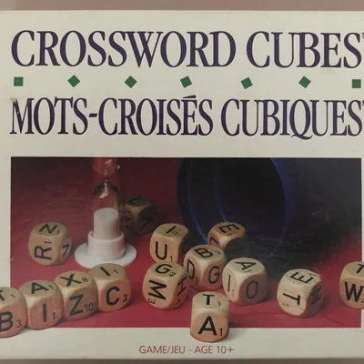 Scrabble Crossword Cubes Game