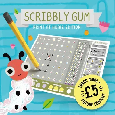 Scribbly Gum: Print at Home Edition