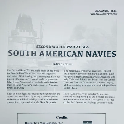 Second World War at Sea: South American Navies