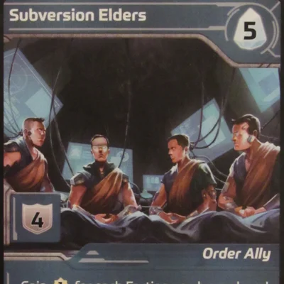 Shards of Infinity: Subversion Elders Promo Card