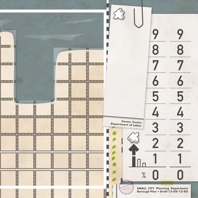 Small City: Player boards Expansion #1 – The Beach