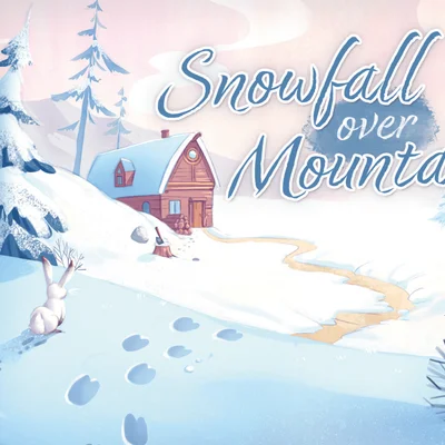 Snowfall Over Mountains