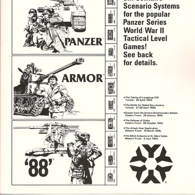 Solitaire Scenarios for Use with Panzer, Armor, and 88