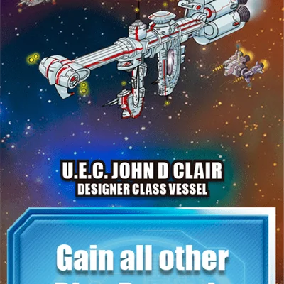 Space Base: U.E.C. John D Clair Promo Card
