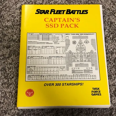 Star Fleet Battles: Captain's SSD Pack