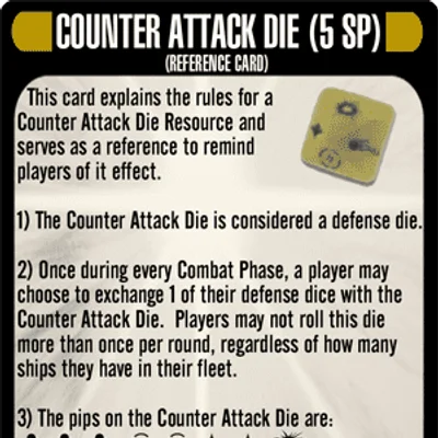 Star Trek: Attack Wing – Counter Attack Die Resource