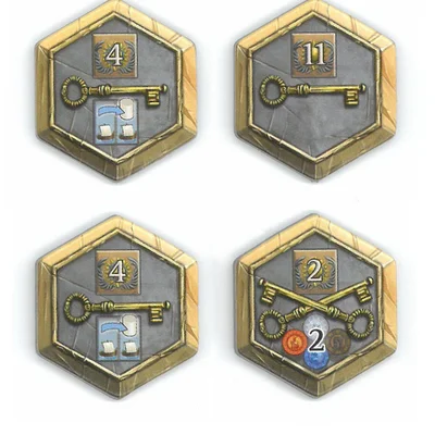 Terra Mystica: 4 Town Tiles
