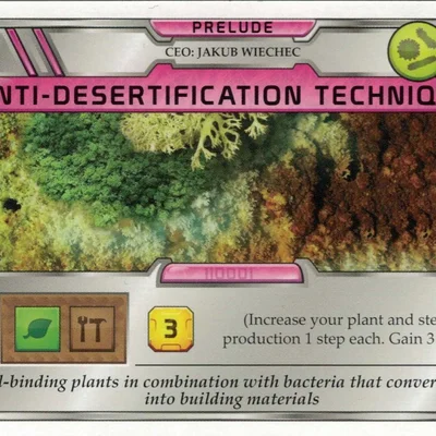 Terraforming Mars: Anti-Desertification Techniques Promo Card