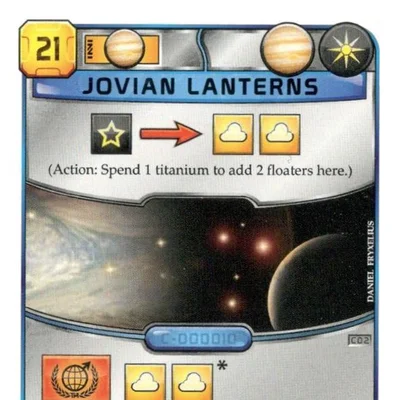 Terraforming Mars: Jovian Lanterns Promo Card