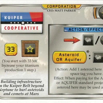 Terraforming Mars: Kuiper Cooperative Promo Card