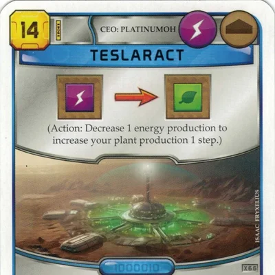 Terraforming Mars: Teslaract Promo Card