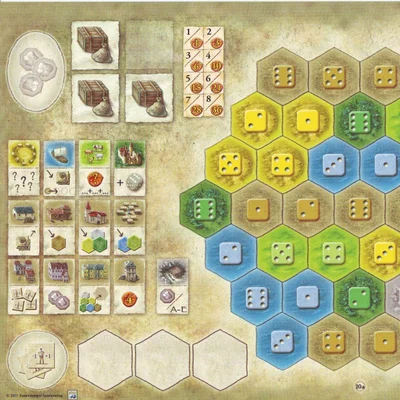 The Castles of Burgundy: 1st Expansion – New Player Boards
