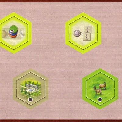 The Castles of Burgundy: 2nd Expansion – New Hex Tiles