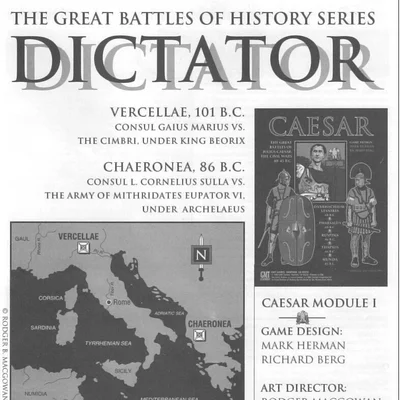 The Great Battles of Julius Caesar: The Civil Wars 48-45 B.C. – Dictator