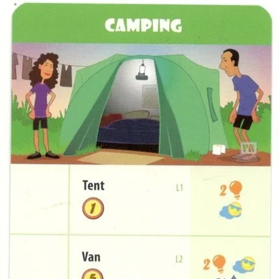 The Pursuit of Happiness: Camping Activity Promo Card
