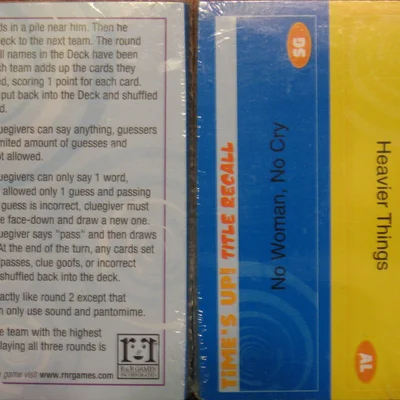 Time's Up! Title Recall Sample