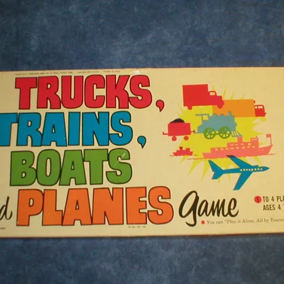 Trucks, Trains, Boats and Planes game