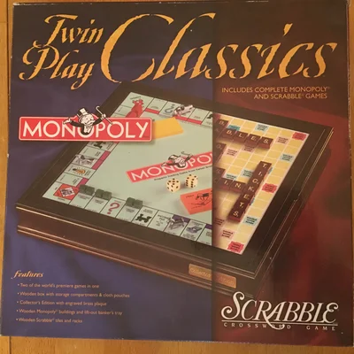 Twin Play Classics: Monopoly and Scrabble