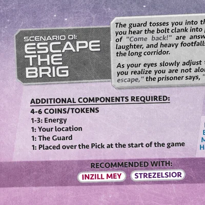 Twin Stars: Adventure Series I – Scenario 01: Escape the Brig