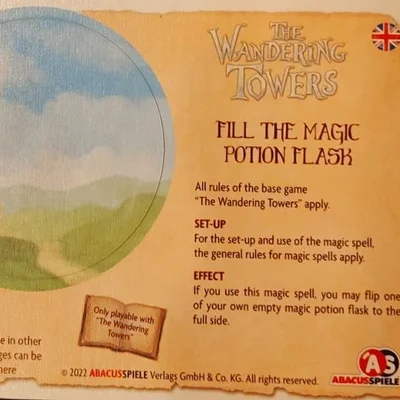 Wandering Towers: Fill The Magic Potion Flask Promo Card