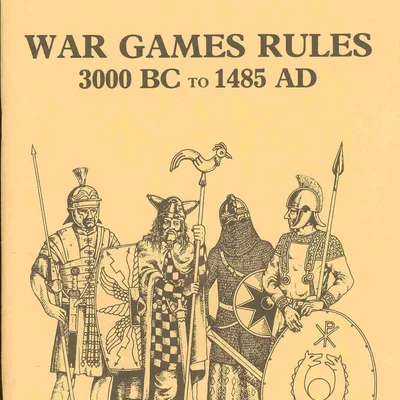 War Games Rules  3000 BC to 1485 AD