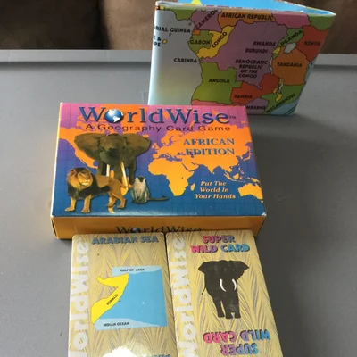 WorldWise Geography Card Game: African