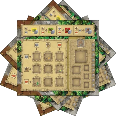 Zapotec: Asymmetrical Player Boards