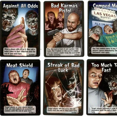 Zombies!!!: Vegas Kickstarter Promotional Cards