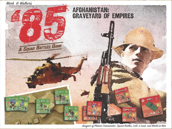 Cover image of '85 Afghanistan: Graveyard of Empires board game