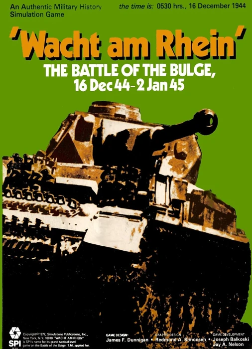 Cover image of 'Wacht am Rhein': The Battle of the Bulge, 16 Dec 44 – 2 Jan 45 board game