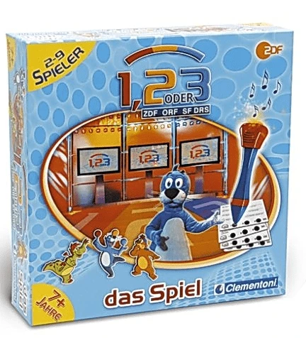 Cover image of 1,2 oder 3 das Spiel board game