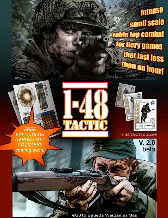 Cover image of 1-48TACTIC board game