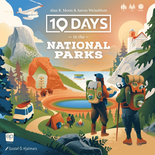 Cover image of 10 Days in the National Parks board game