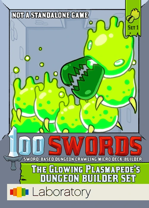 Cover image of 100 Swords: The Glowing Plasmapede's Dungeon Builder Set board game