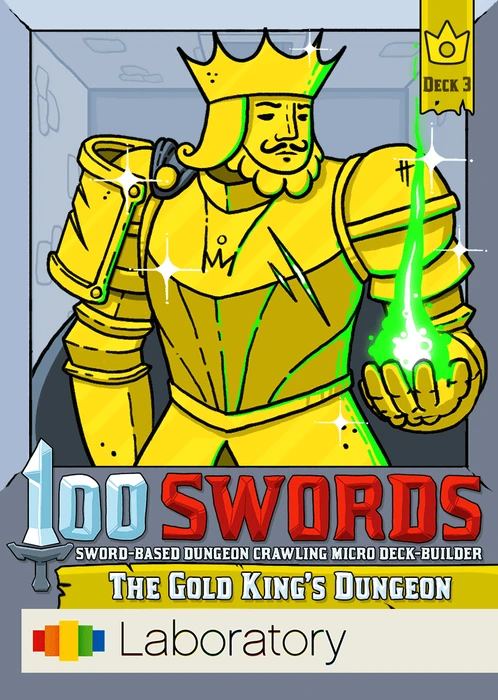 Cover image of 100 Swords: The Gold King's Dungeon board game