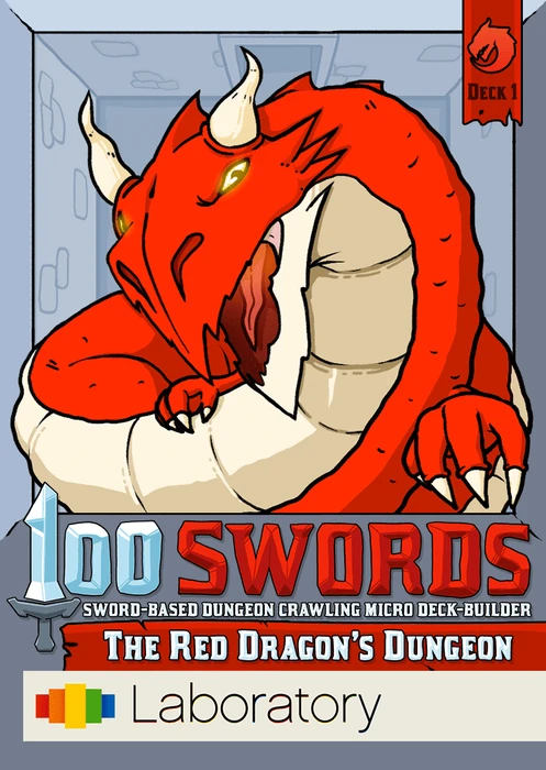 Cover image of 100 Swords: The Red Dragon's Dungeon board game