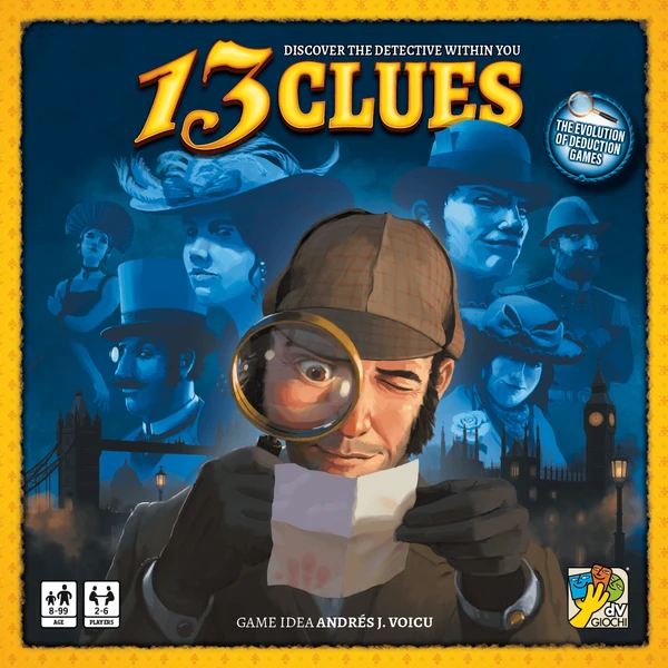 Cover image of 13 Clues board game