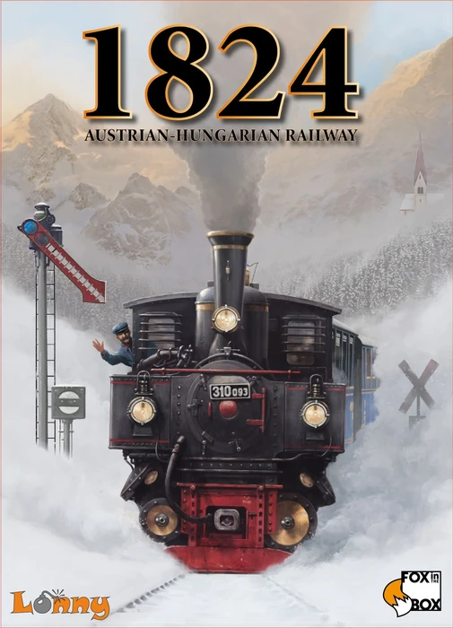 Cover image of 1824: Austrian-Hungarian Railway board game
