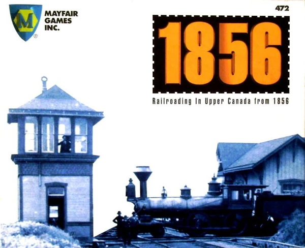 Cover image of 1856: Railroading in Upper Canada from 1856 board game