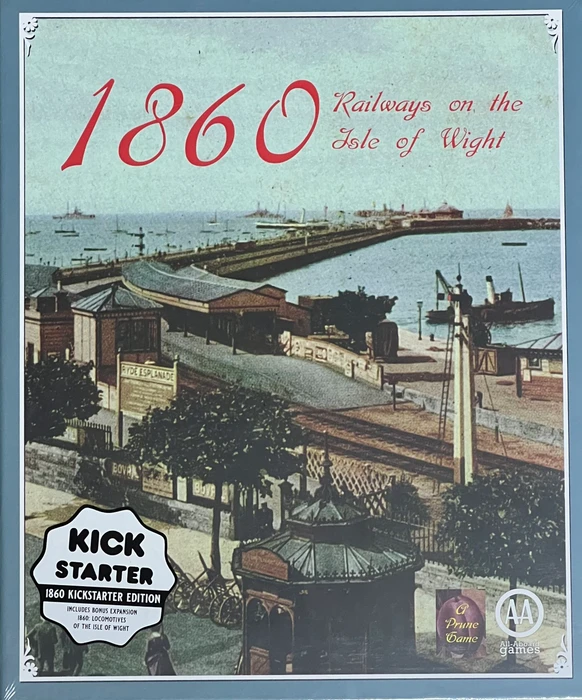 Cover image of 1860: Railways on the Isle of Wight board game
